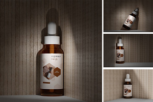 Dropper bottle mockup, a Product Mockup by kebunmockup