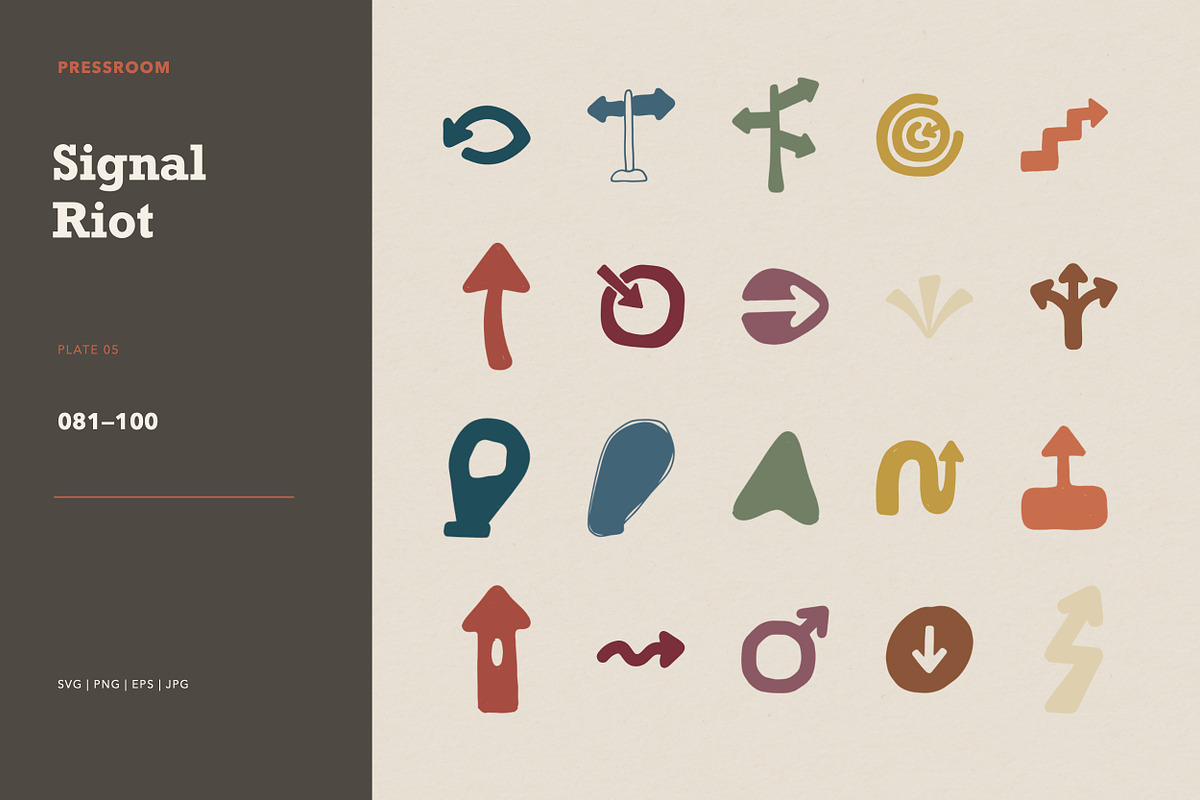 100 Hand Drawn Arrow Shapes, a Decorative Illustration by designvectx (Photo 8 of 8)