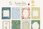 Whimsical Floral Backgrounds Frames, a Background Graphic by whiteheartdesign (Thumbnail 2 of 20)