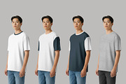 T-Shirt Mockup Asian. Generated Ai, a Shirt Mockup by Grow Design Craft Studio (Thumbnail 3 of 7)
