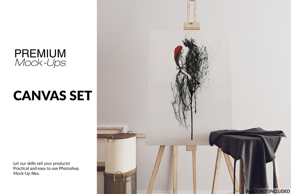 Canvas and Wallpaper Mockups, a Product Mockup by mock-ups (Photo 1 of 8)