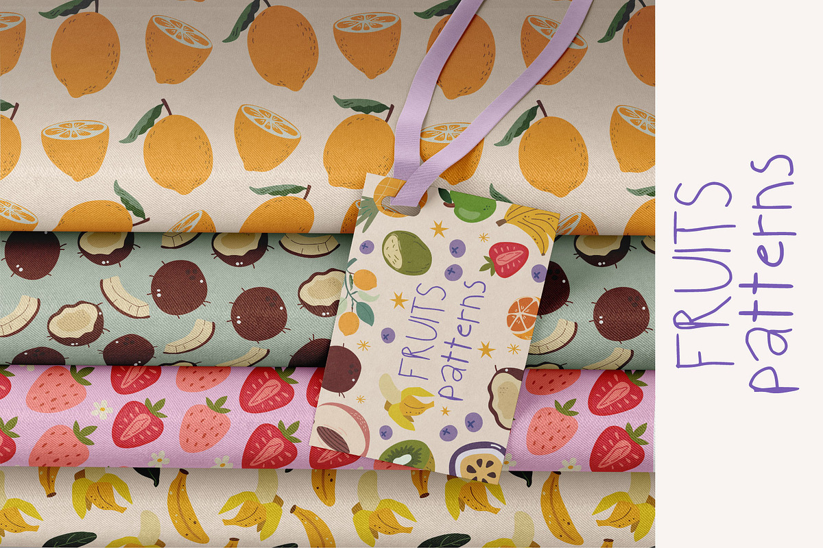 Summer Fruits Collection, a Food Illustration by Luamor (Photo 3 of 12)