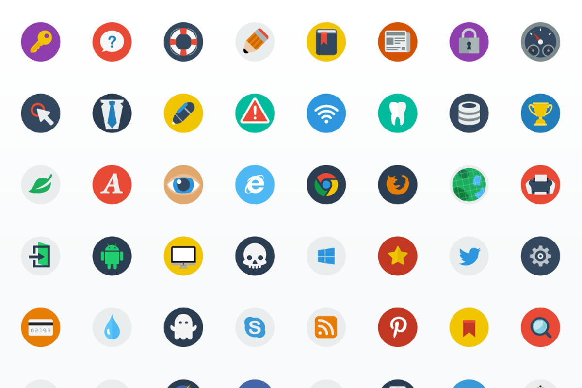 Flat Icon Set, an Icon by Web Icon Set (Photo 2 of 3)