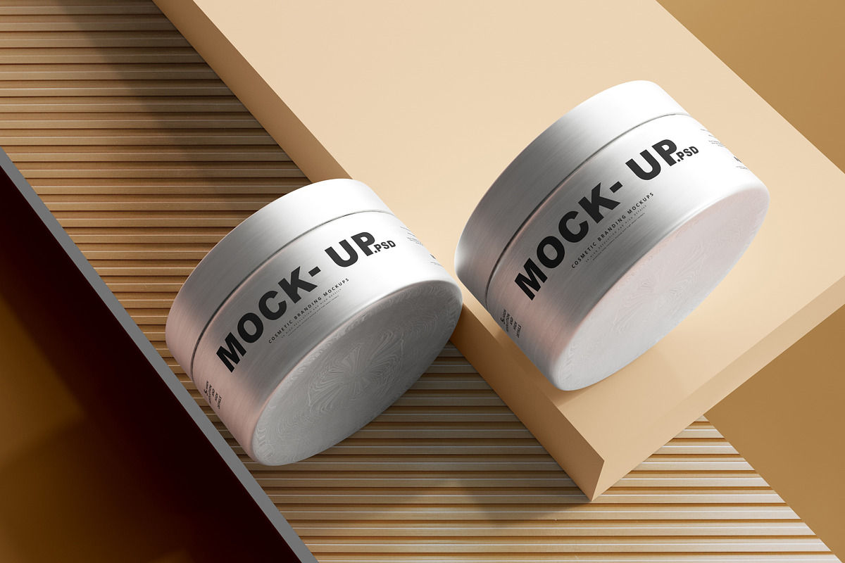 Aluminum Cosmetic Mockup Bundle, a Cups & Container Mockup by pmvch (Photo 200 of 206)