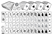 Cards and Dice Vector Pack, an Illustration by Vectory by BSC (Thumbnail 3 of 3)