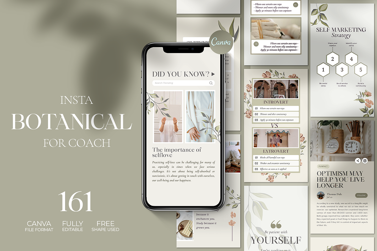 Instagram for Coach Botanical, a Social Media Template by Analogi Studio (Photo 20 of 30)