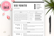 Professional Resume/CV Template, a Resume Template by GResume (Thumbnail 1 of 5)