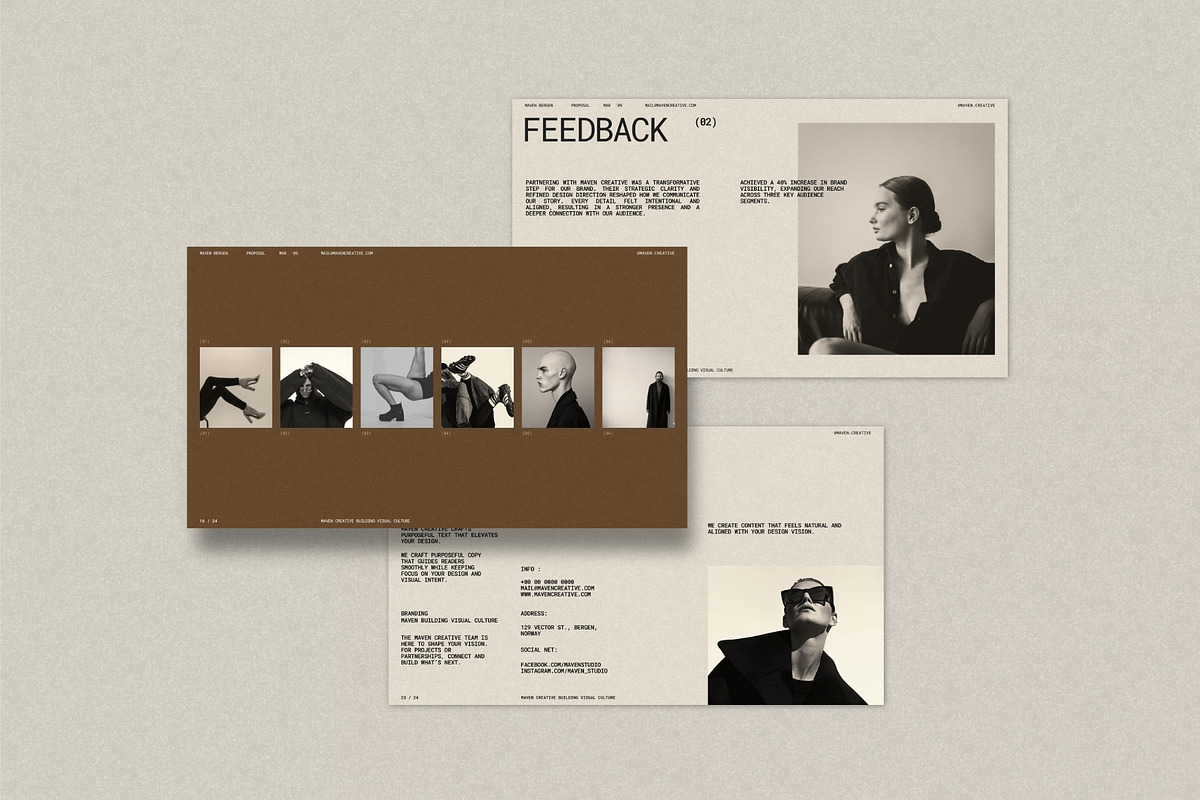 Clean Brand Identity Proposal Deck, a Presentation Template by Pixel Grid (Photo 4 of 10)
