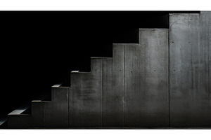 construction cement dark background, an Industrial Photo by pikepicture