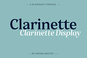 Clarinette, a Serif Font by OceaneM (Thumbnail 1 of 8)