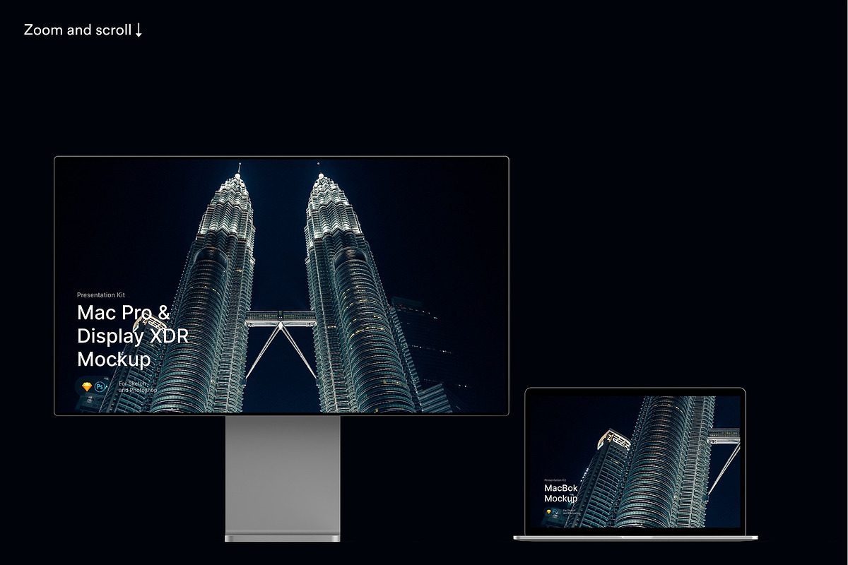 Apple Mac Pro & Display XDR Mockups, a Product Mockup by ls.graphics (Photo 6 of 14)