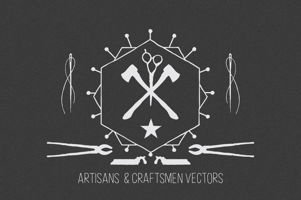 Artisans & Craftsmen Vector Bundle, an Illustration by danielcomerci (Photo 1 of 4)