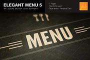 Elegant Food Menu 5, a Brochure Template by Luuqas Design (Thumbnail 2 of 6)