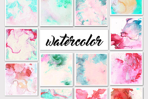 31 Watercolor Textures