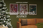 DREAMY | Christmas Frame Mockup Set, a Household Mockup by SoleilHomeMockups (Thumbnail 10 of 11)