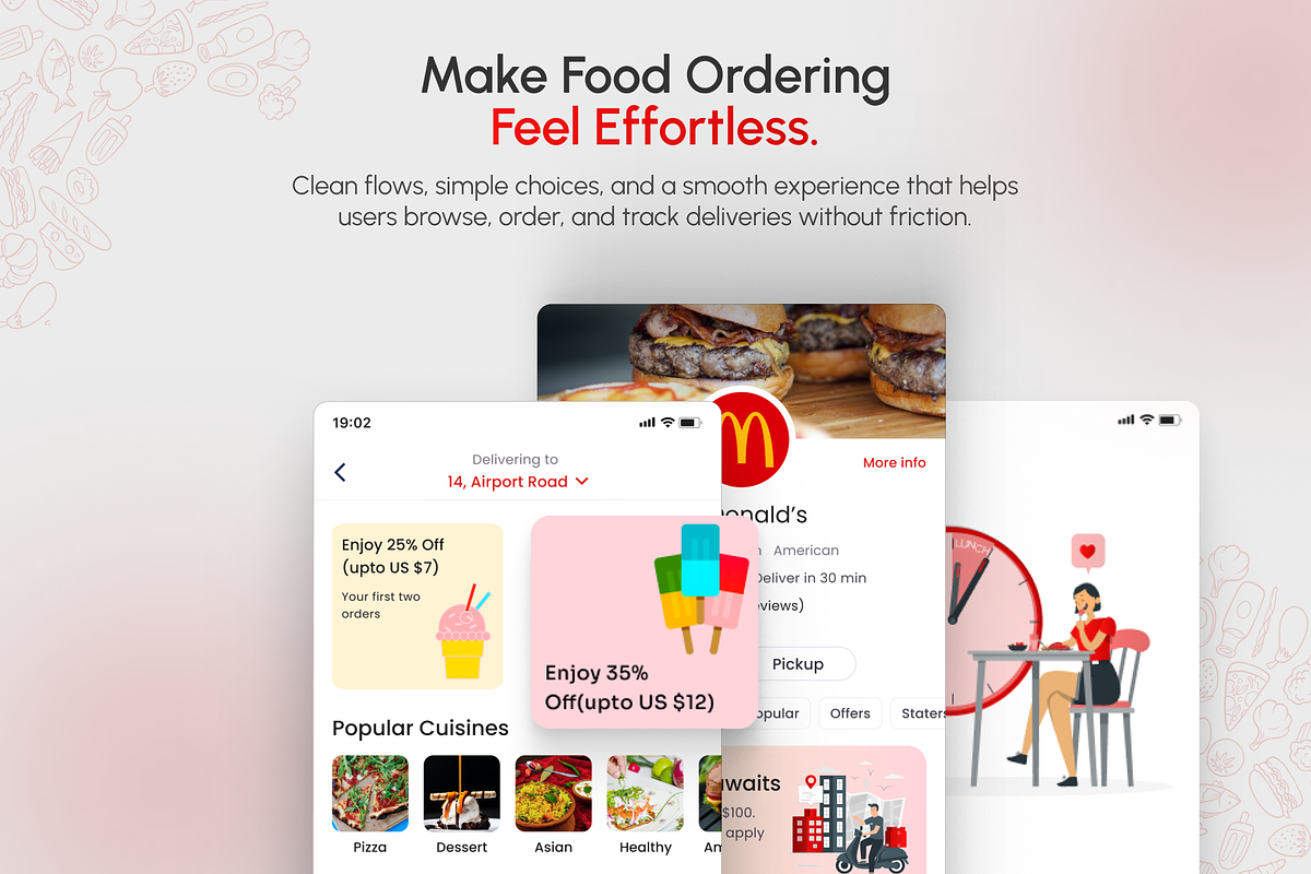 Foodis | Food Delivery App UI Kit, an UI Kit Template by UI Kit Store (Photo 3 of 6)