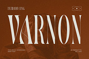 Varnon Elegant Serif Font Typeface, a Serif Font by Perfectype (Thumbnail 1 of 10)