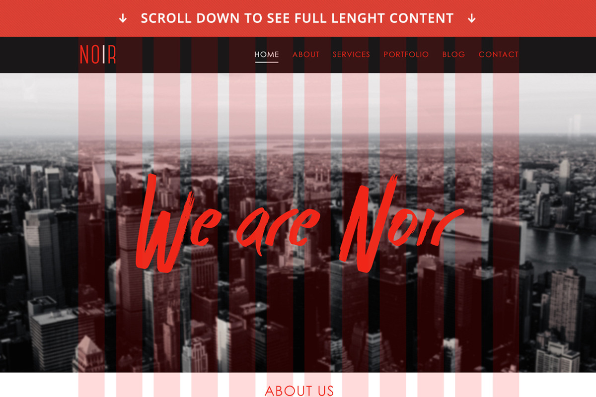 Creative one page website template, a Landing Page Template by Grafixity (Photo 2 of 5)