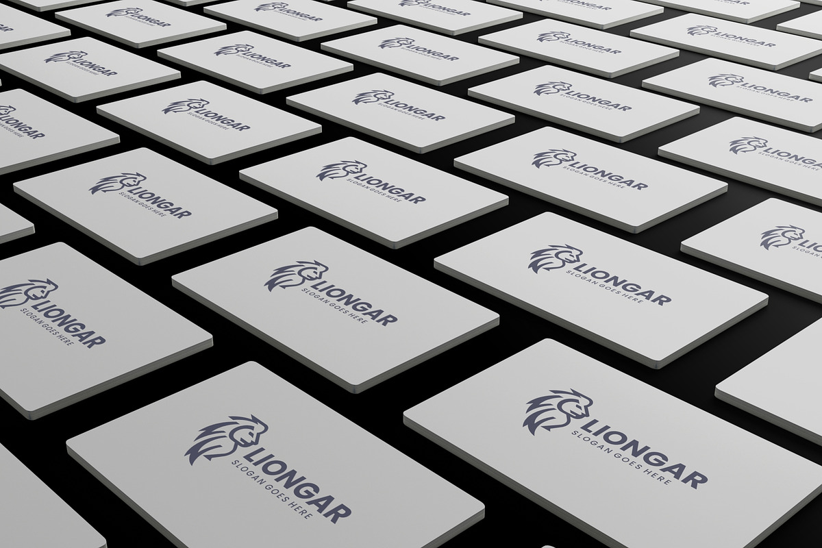 Minimalist Monoline Lion Head Logo, a Branding & Logo Template by Artnivora.Std (Photo 4 of 4)