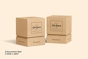 Kraft Box with Perfume Mockup, a Packaging Mockup by RamStudio2 (Thumbnail 11 of 11)