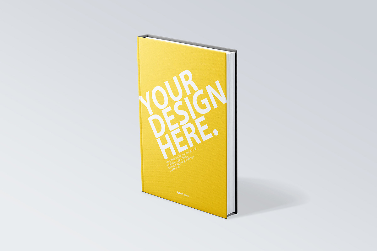 Book Cover PSD Mockup Front & Back, a Books & Magazine Mockup by GreatFruit (Photo 5 of 7)