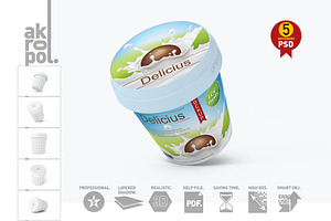 Ice Cream Tub Mock-Up