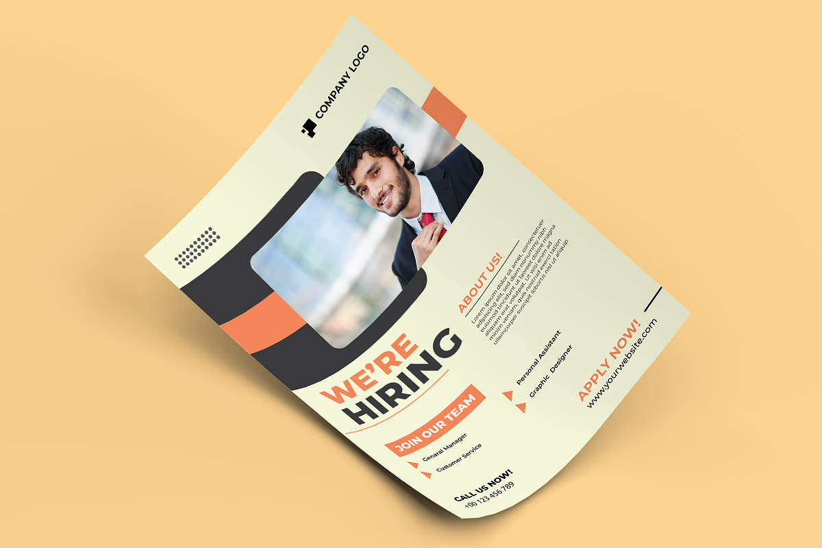 We Are Hiring Flyer Template, a Flyer Template by Sharifull11 (Photo 3 of 3)