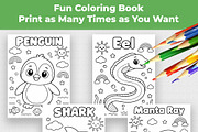 Animal Coloring Book for Kids, an Education Illustration by Mohammad Sarfaraz (Thumbnail 6 of 13)