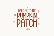 Crisp Leaves | Font with Doodles, a Font by KA Designs (Thumbnail 11 of 12)