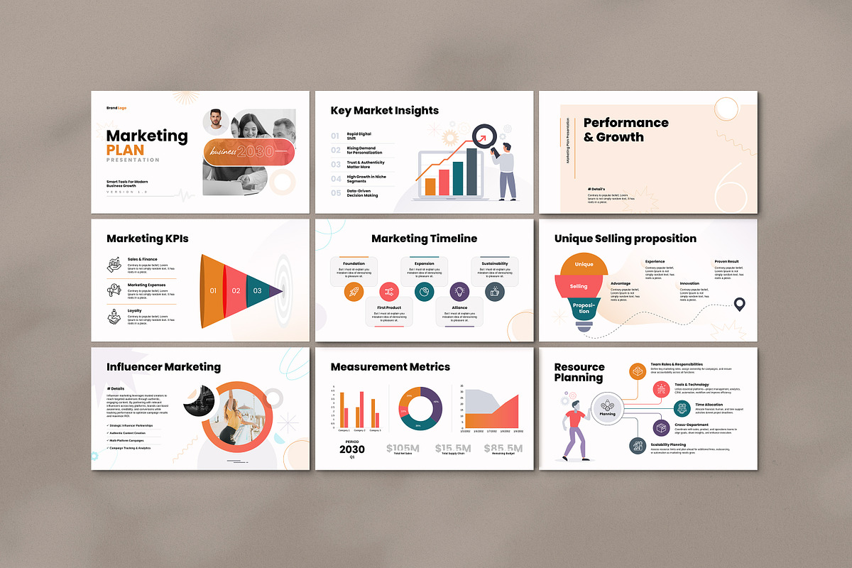 Marketing Plan Canva Template, a Marketing Template by GoldenPixelStudio (Photo 9 of 11)