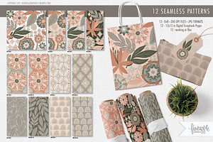 GARDEN BOHO PATTERN BUNDLE DH