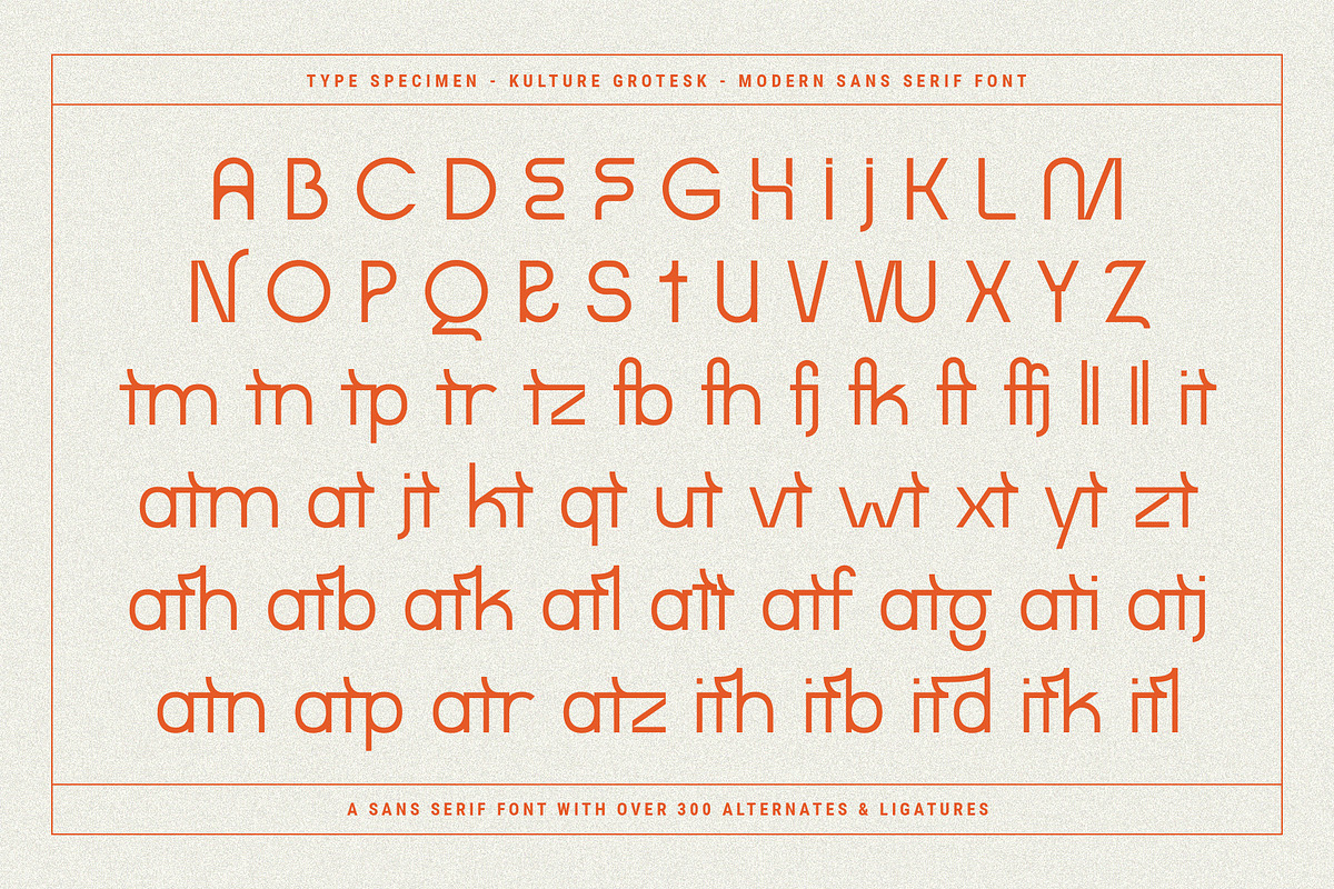 KULTURE GROTESK - Modern Sans Serif, a Sans Serif Font by SilverStag Type Foundry (Photo 22 of 27)