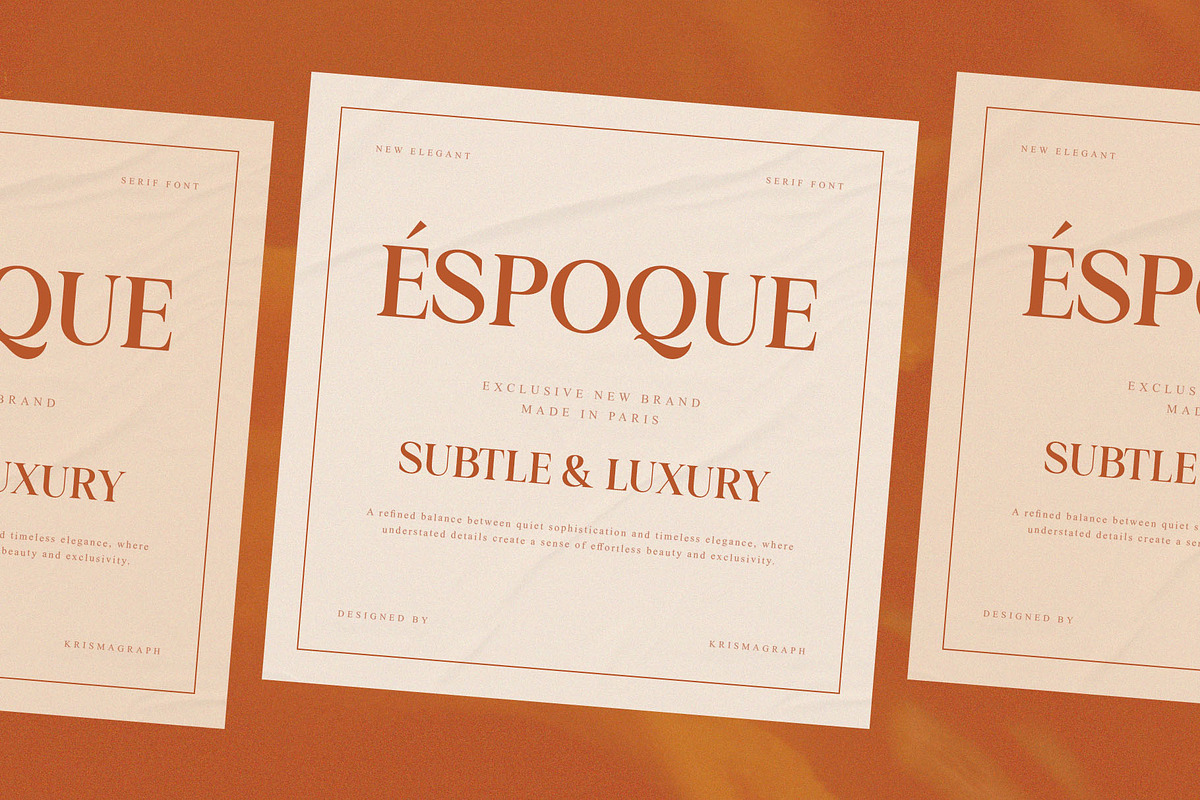 Krisma Serif | Ligarure Serif Font, a Serif Font by Krismagraph (Photo 3 of 11)