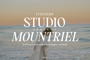 Mountriel - Classic ModernSerif Font