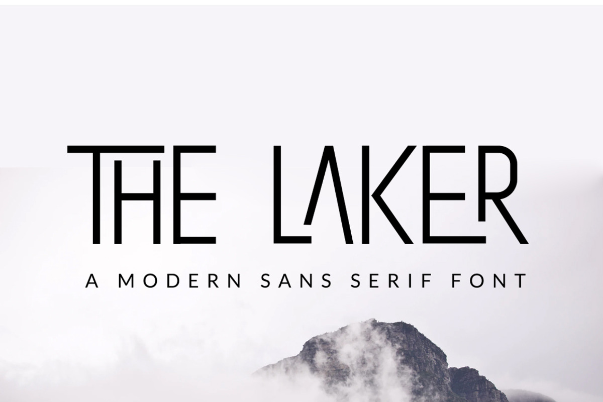 The Laker - Ligature Sans Serif Font, a Sans Serif Font by Vultype Co. (Photo 1 of 7)