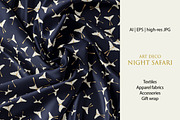 Art Deco Night Seamless Patterns, a Pattern Graphic by Svetlana Lerie (Thumbnail 5 of 9)