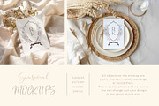 Seasonal Stationery Card Mockups., a Product Mockup by Designwork (Thumbnail 6 of 11)