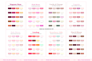 Pink Color Palettes Themes & Shades, a Palette Add-On by Hell Yeah Designs (Thumbnail 4 of 10)