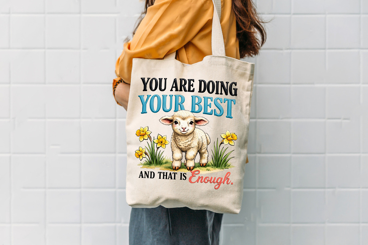 Spring Quote Lamb png, an Illustration by Designworld (Photo 5 of 5)