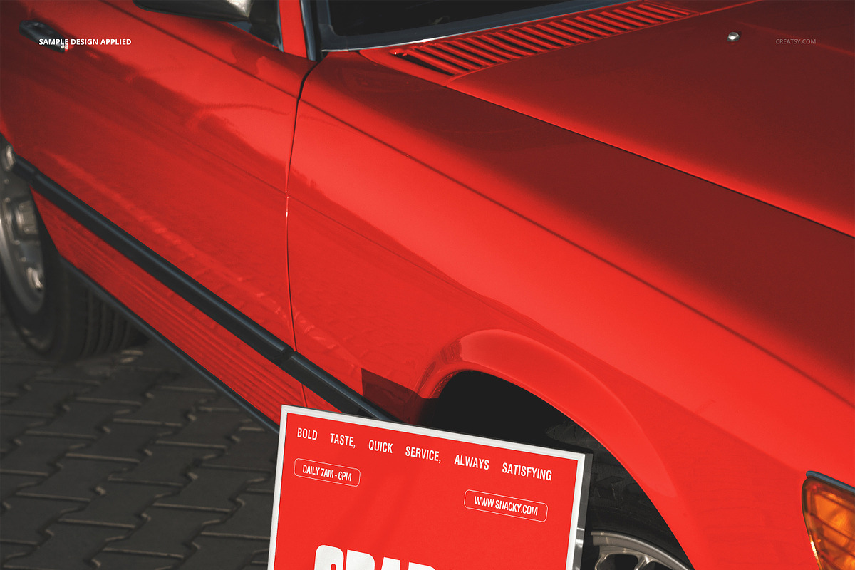 Fast Food Branding Poster Mockup, a Packaging Mockup by creatsy5 (Photo 4 of 6)