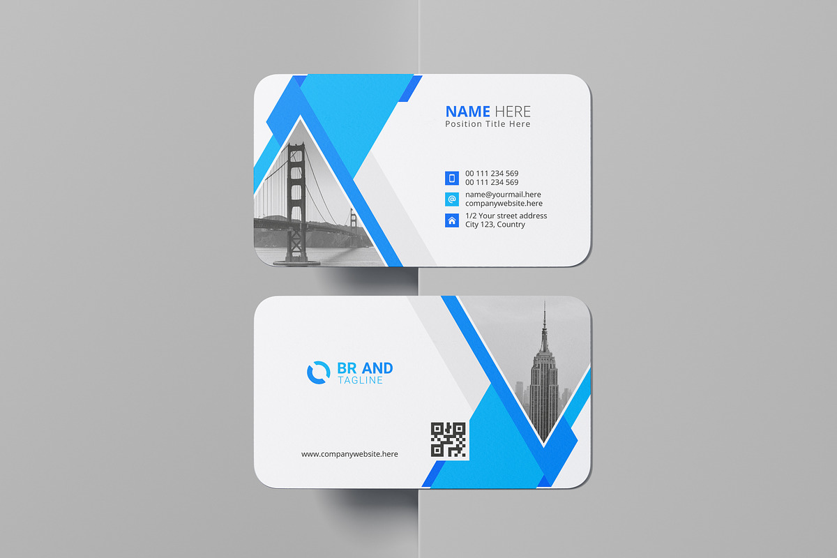 Stylish Agency Business Card Design preview 2