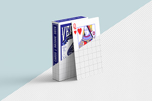 Bridge Playing Cards Mockup 8 Views