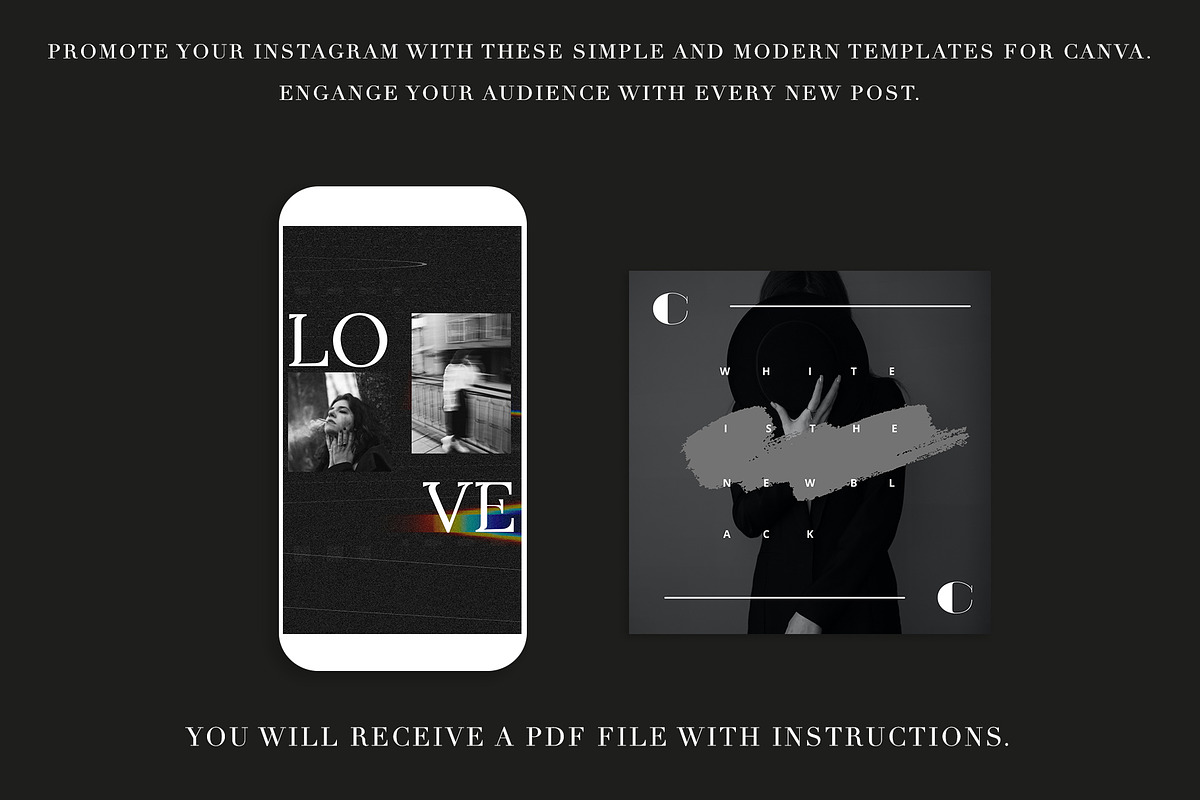 CARBON CANVA INSTAGRAM TEMPLATES, a Social Media Template by IsikChic (Photo 8 of 8)