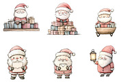 Christmas Santa clipart, an Illustration by Designworld (Thumbnail 2 of 5)