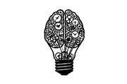 Creative Brain Light Bulb Bundle, an Object Illustration by Designs_River (Thumbnail 22 of 29)