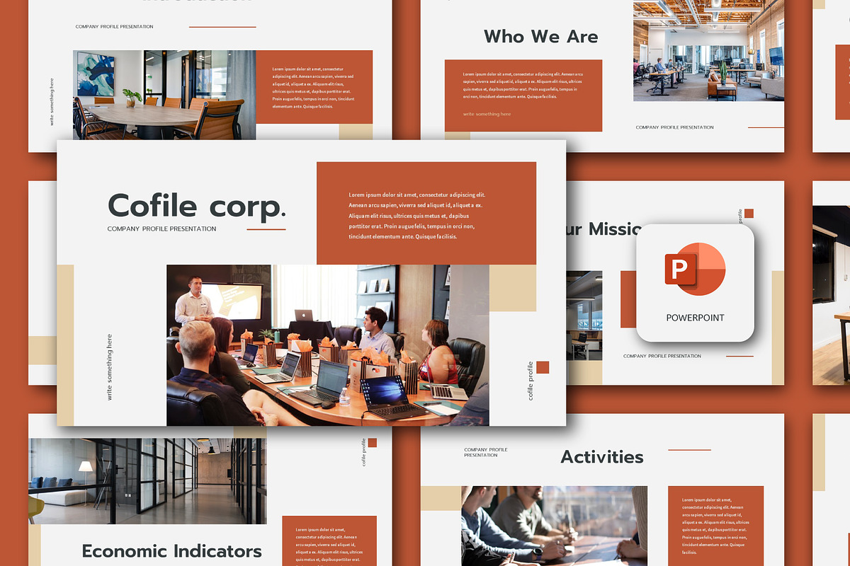 COFILE - Company Profile, a Presentation Template by Dankudraw (Photo 1 of 6)