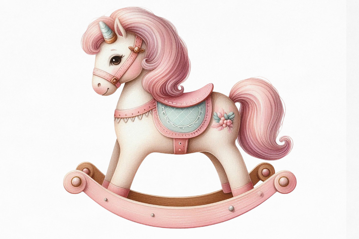 Pink Baby Girl Nursery Clipart, an Icon by Designking (Photo 2 of 4)