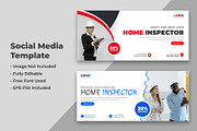 Home Inspector Social Media Cover, a Social Media Template by nandinigraphics (Thumbnail 3 of 4)
