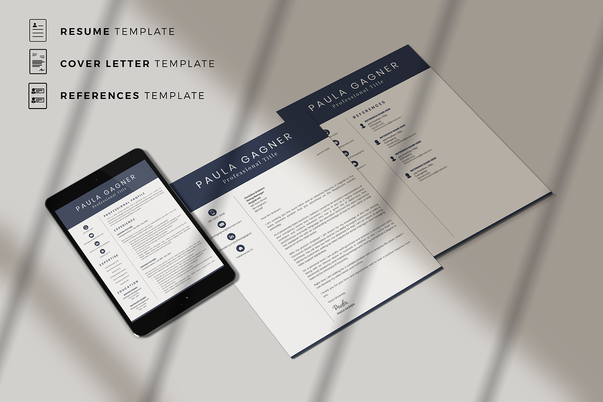 Accountant Resume CV with Experience, a Resume Template by HIRED Design Studio (Photo 5 of 18)