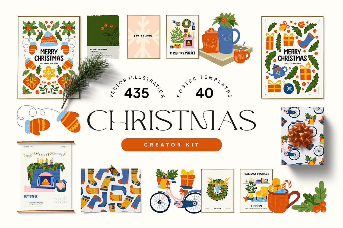 Xmas Bundle | 11 in 1 | 2 500, a Decorative Illustration by KetteCreate (Photo 33 of 58)